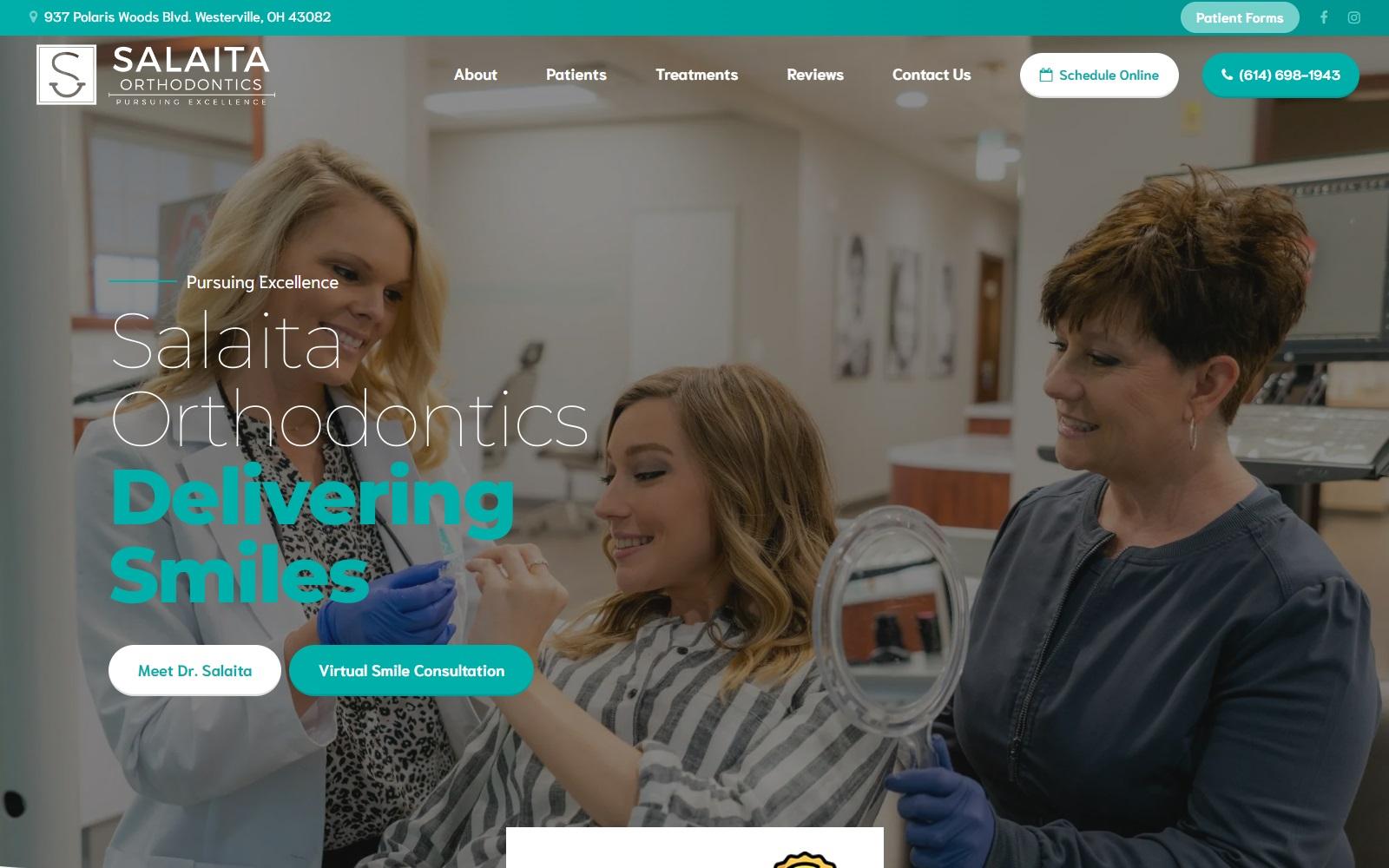 Salaita Orthodontics screenshot