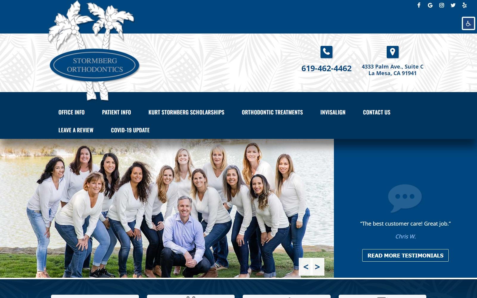 Stormberg Orthodontics screenshot