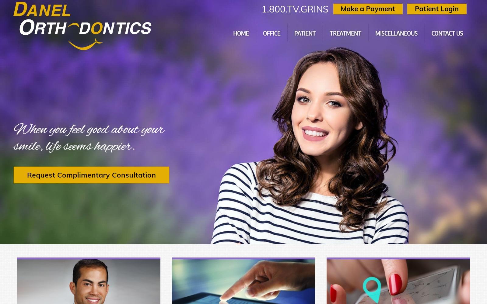 Danel Orthodontics screenshot