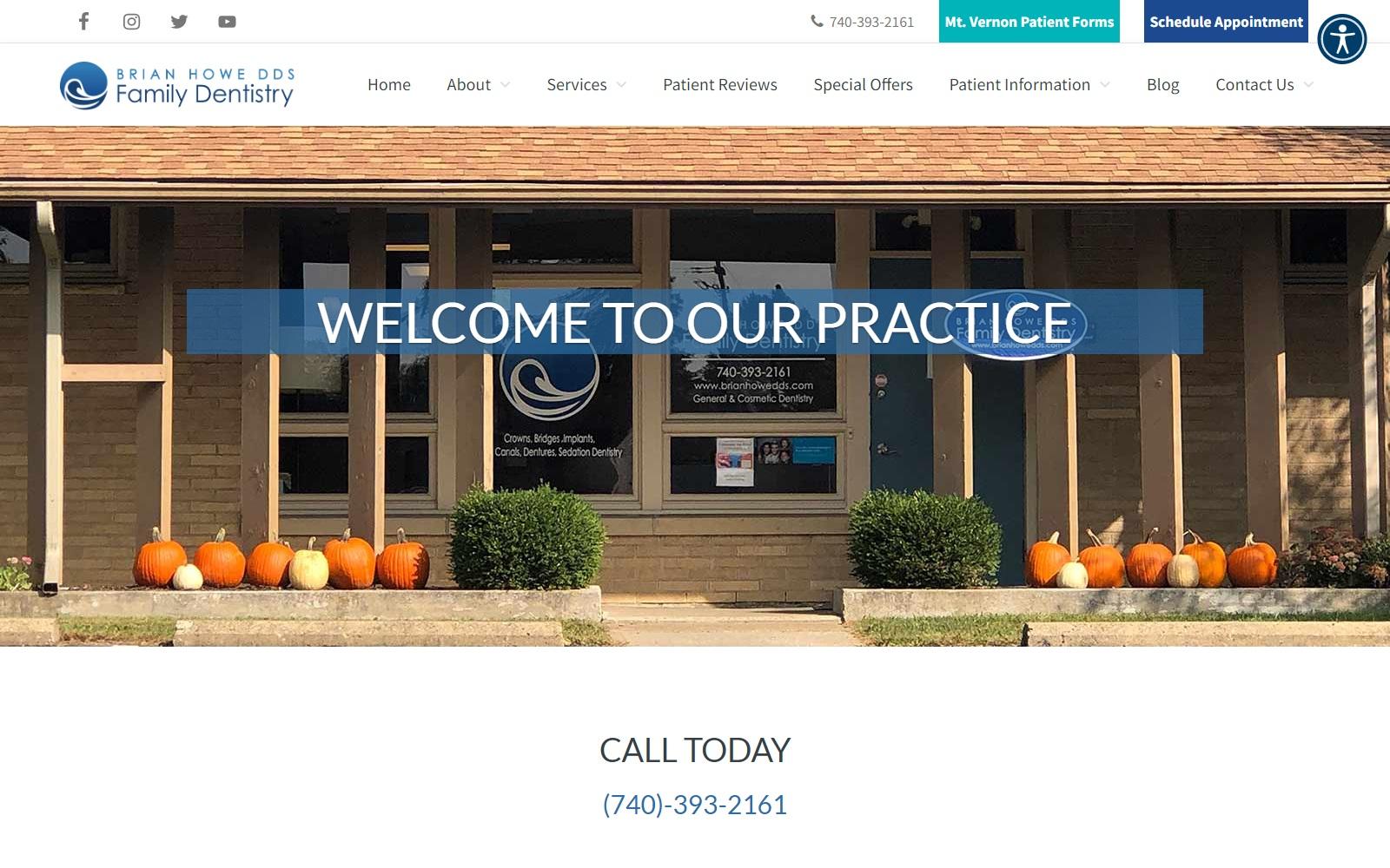 Dr. Brian H. Howe DDS screenshot