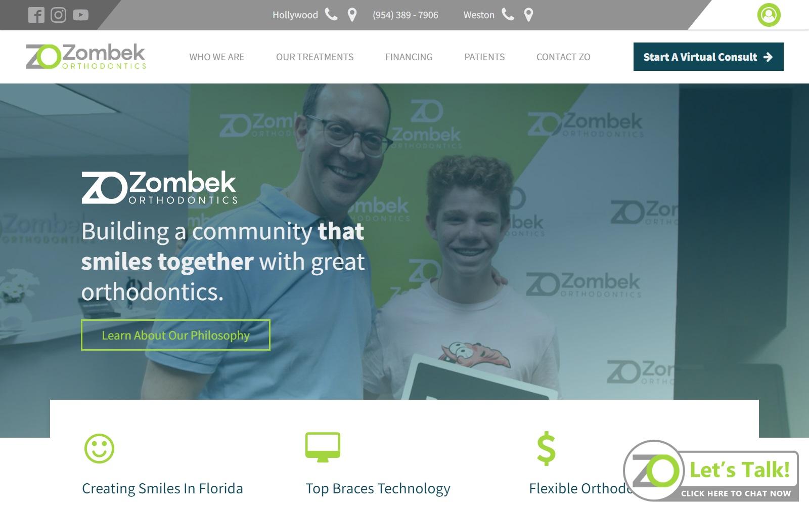 Zombek Orthodontics screenshot