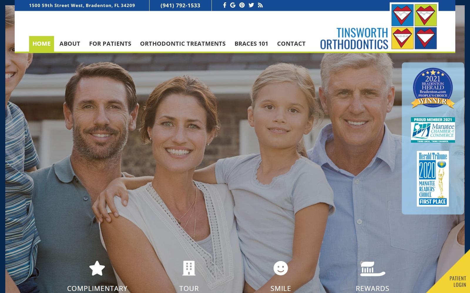 Tinsworth Orthodontics screenshot