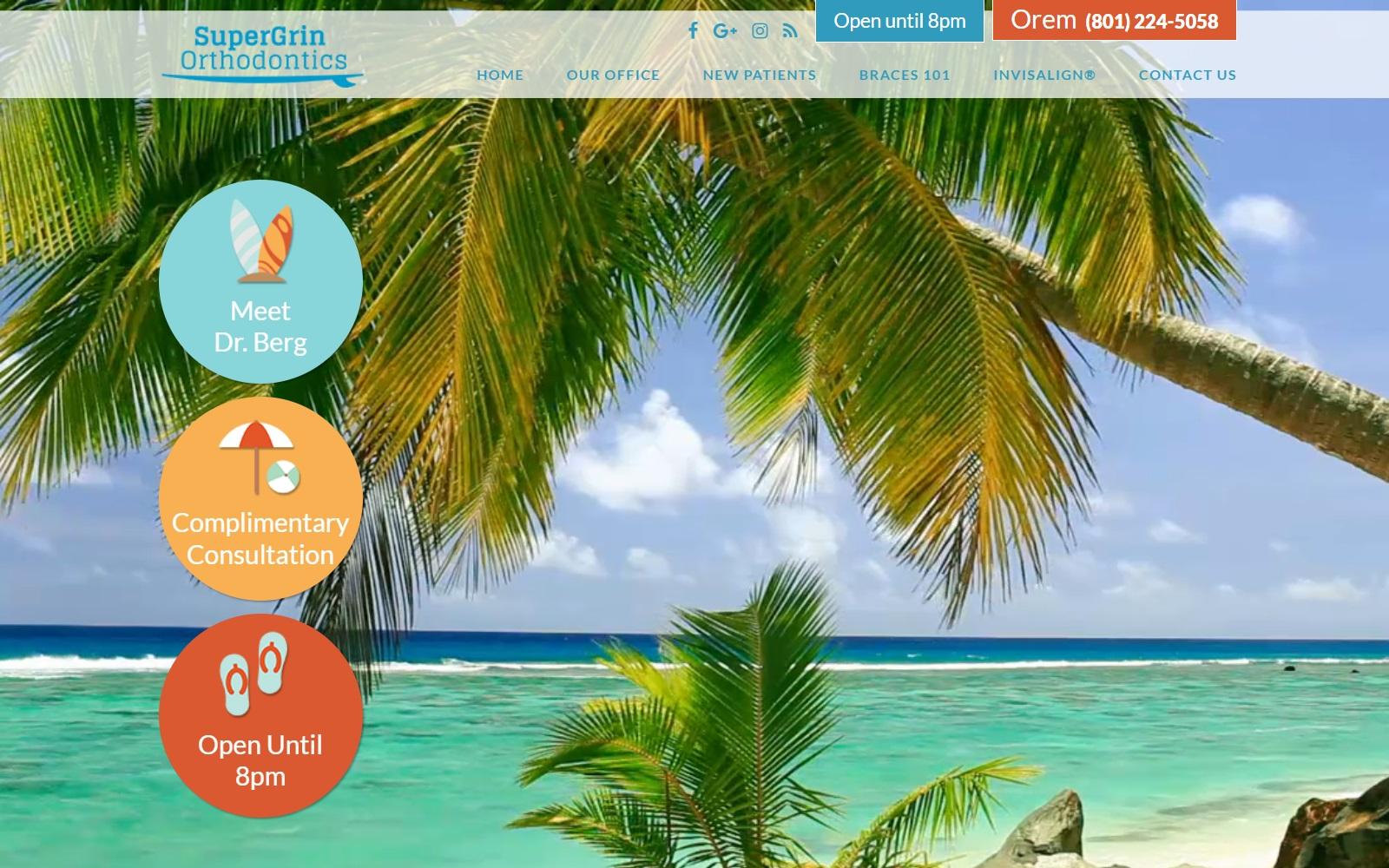 SuperGrin Orthodontics screenshot