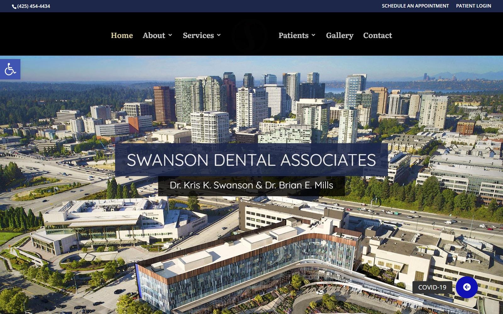 Swanson Dental Associates screenshot