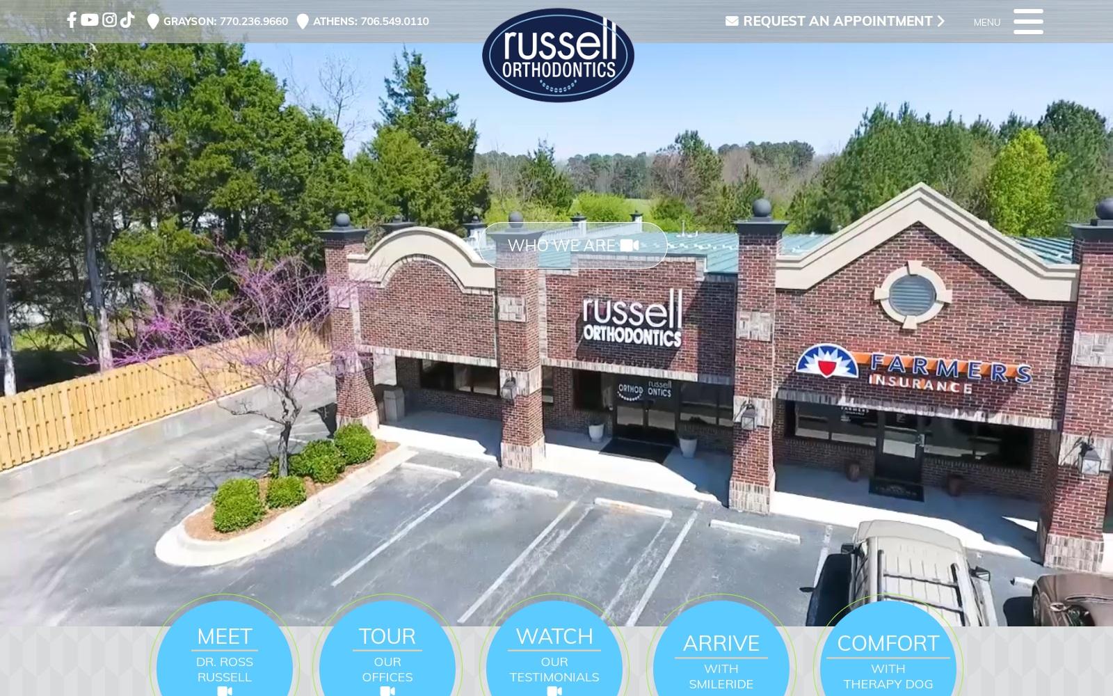 Russell Orthodontics of Grayson screenshot
