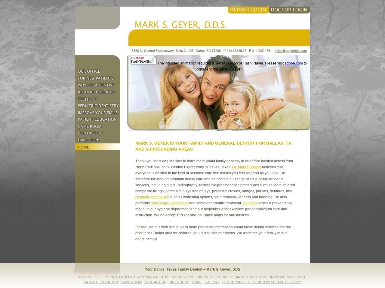 Mark S. Geyer D.D.S. screenshot