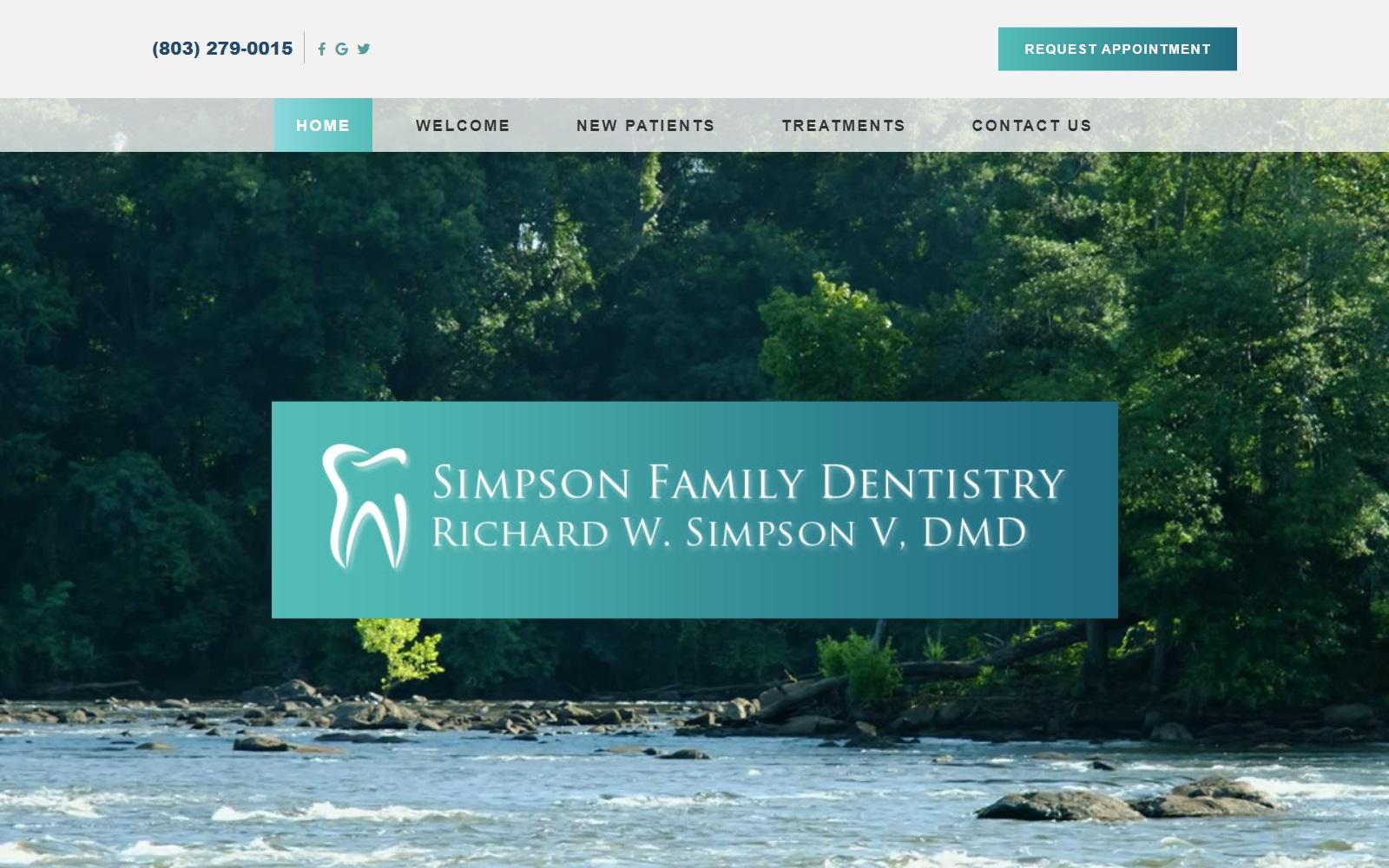 Richard W. Simpson V, DMD screenshot