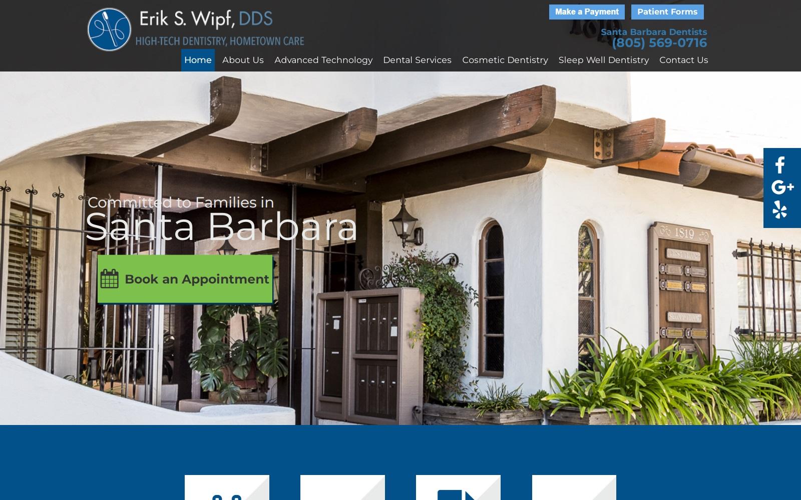 Erik S. Wipf DDS screenshot
