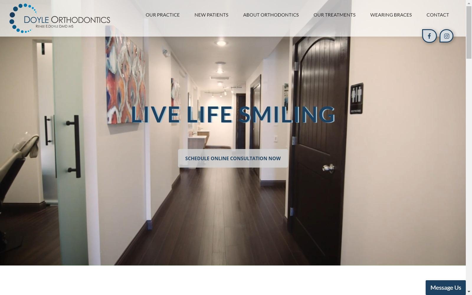 Doyle Orthodontics screenshot