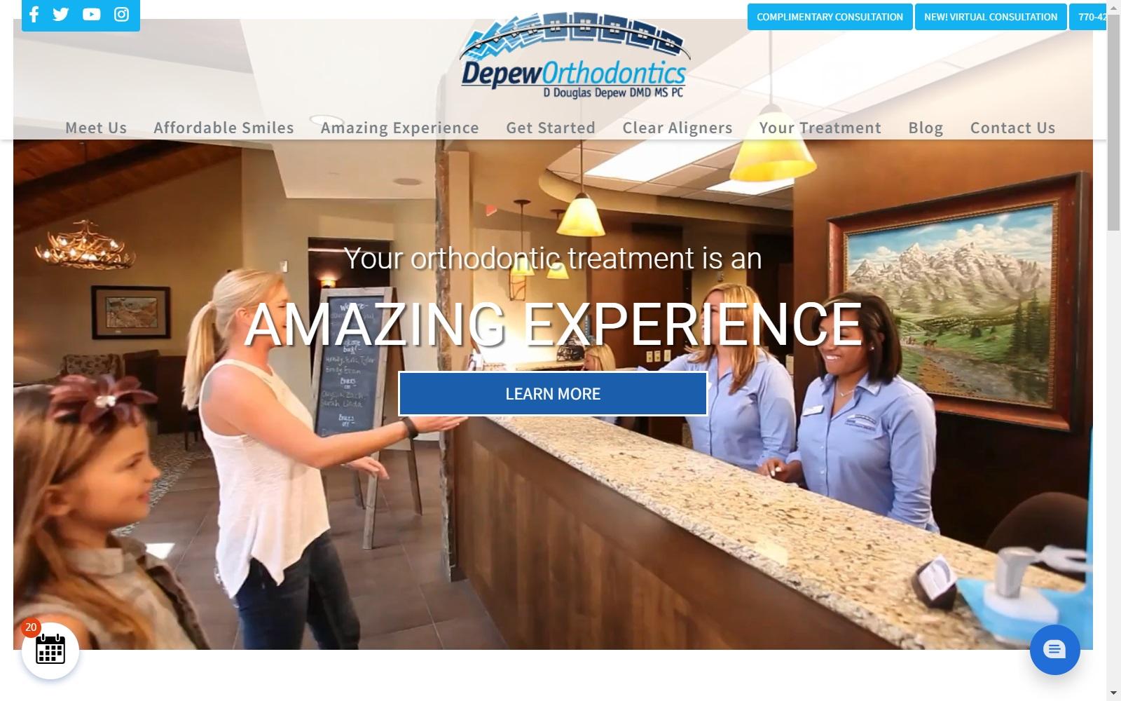 Depew Orthodontics screenshot