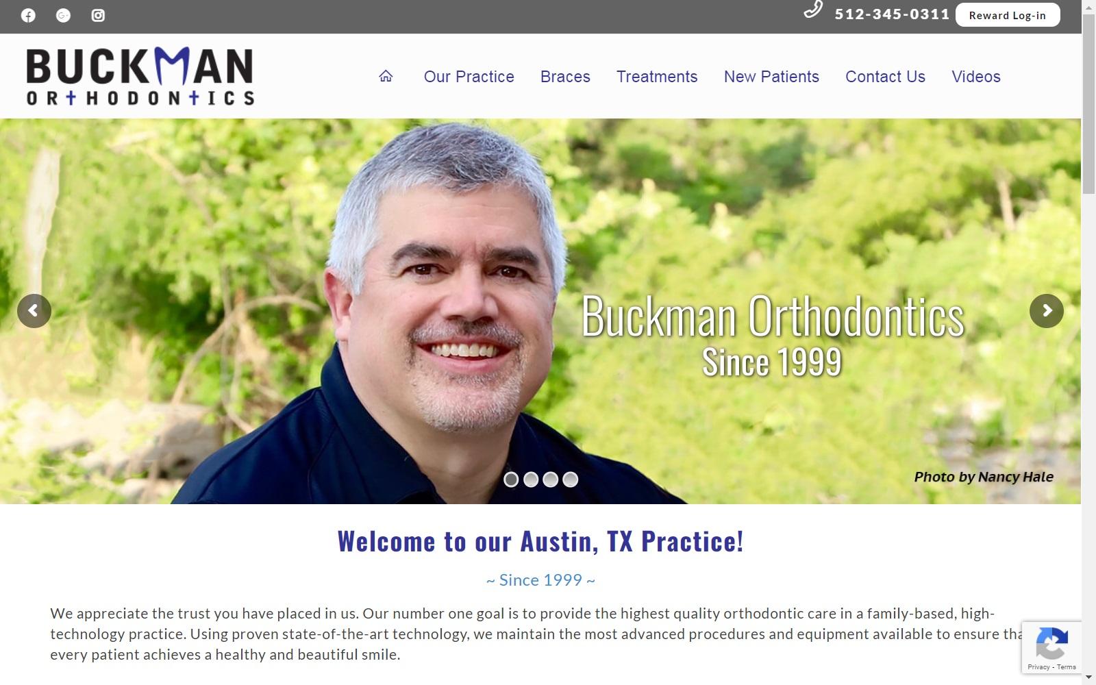 Buckman Orthodontics screenshot