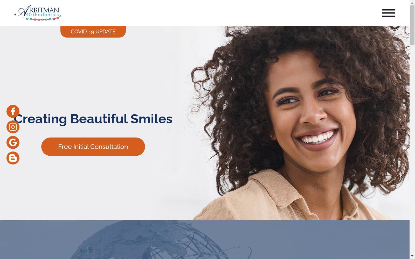 Arbitman Orthodontics screenshot
