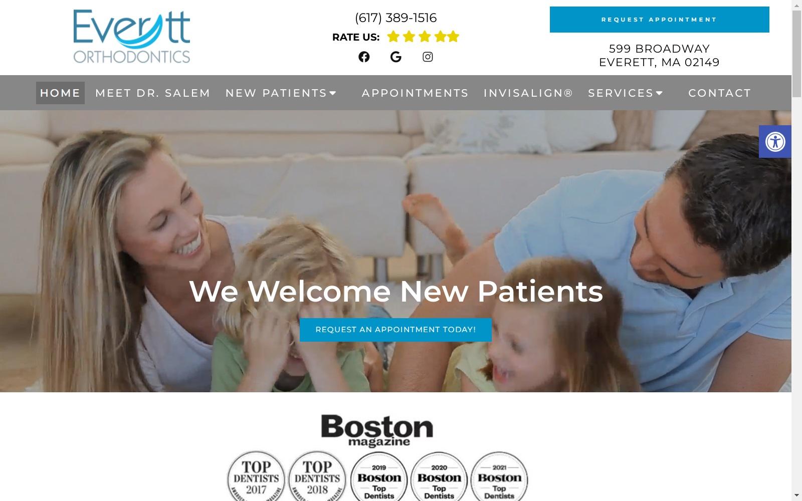 Everett Orthodontics Karim Salem DMD screenshot