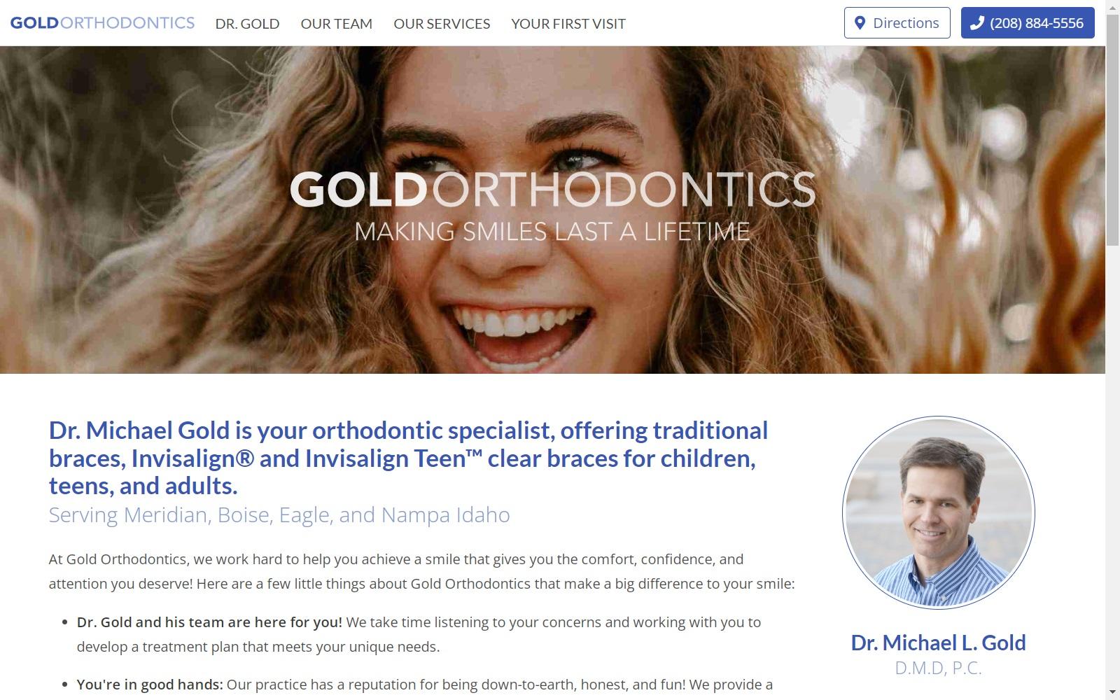 Gold Orthodontics PC screenshot