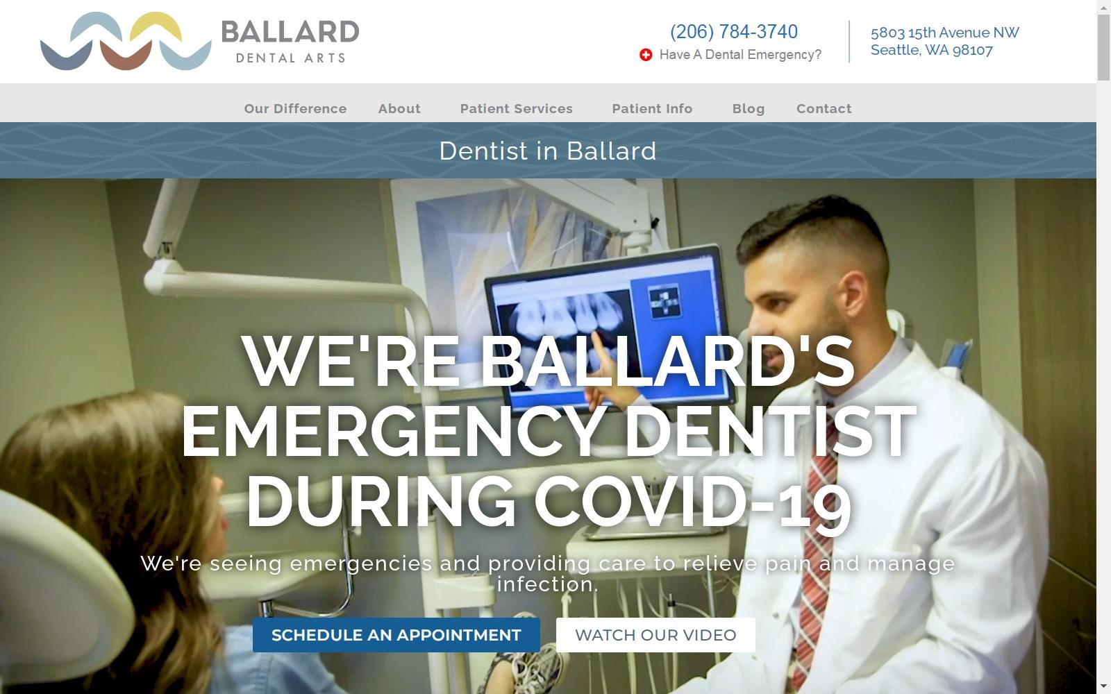 Ballard Dental Arts screenshot