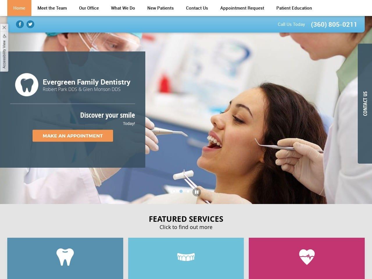 Glen A. Monson DDS screenshot