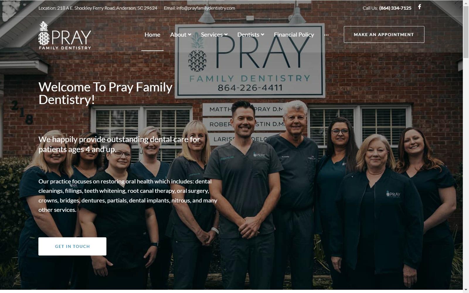 Austin/Pray Family Dentistry screenshot