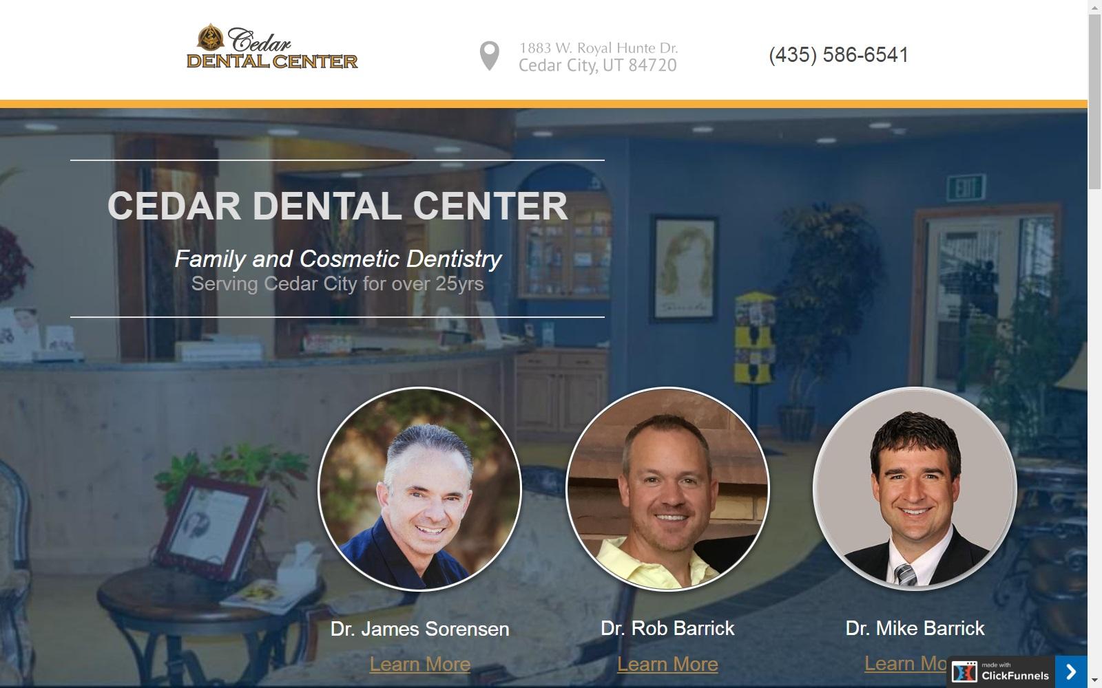 Cedar Dental Center screenshot