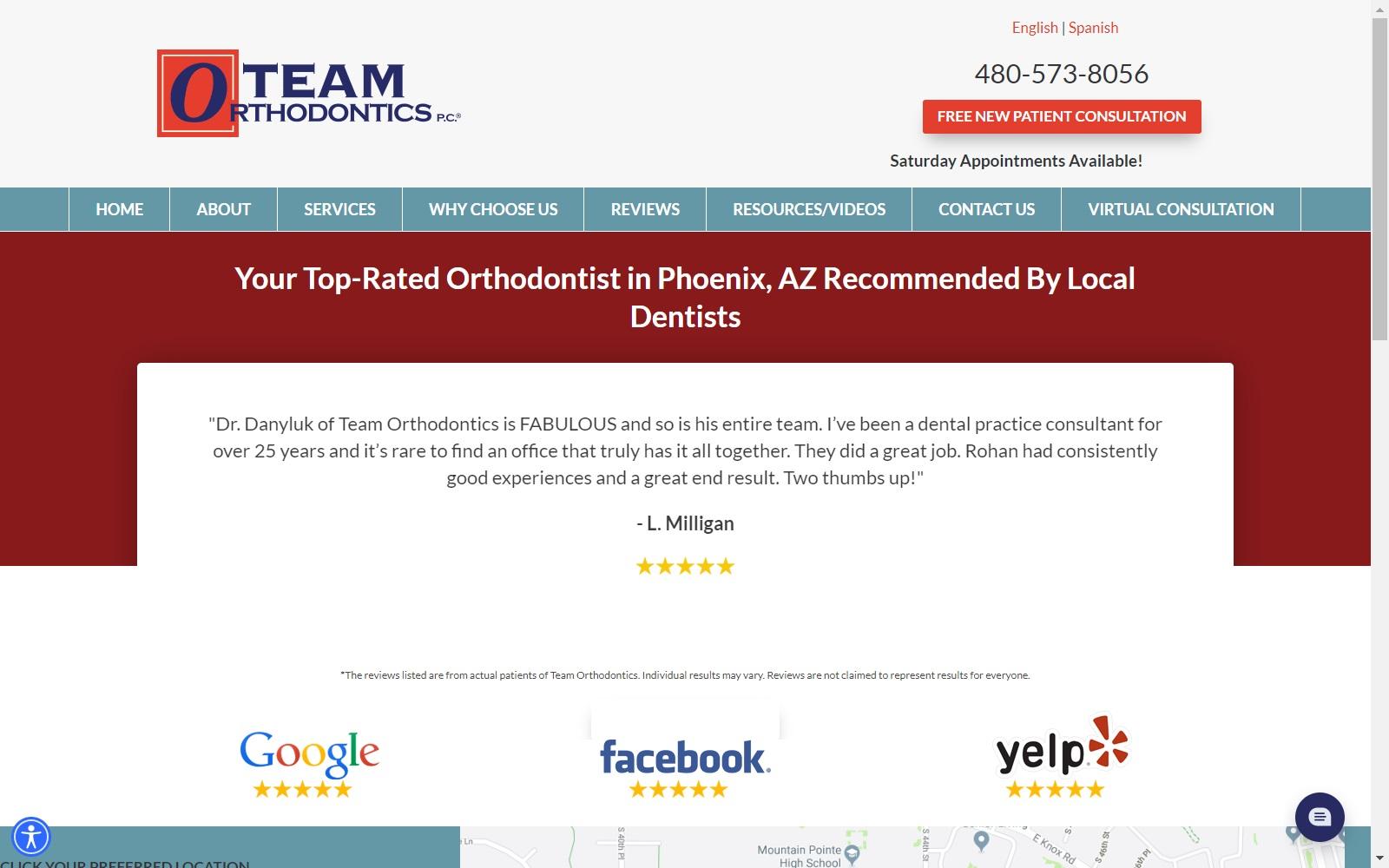 Team Orthodontics screenshot