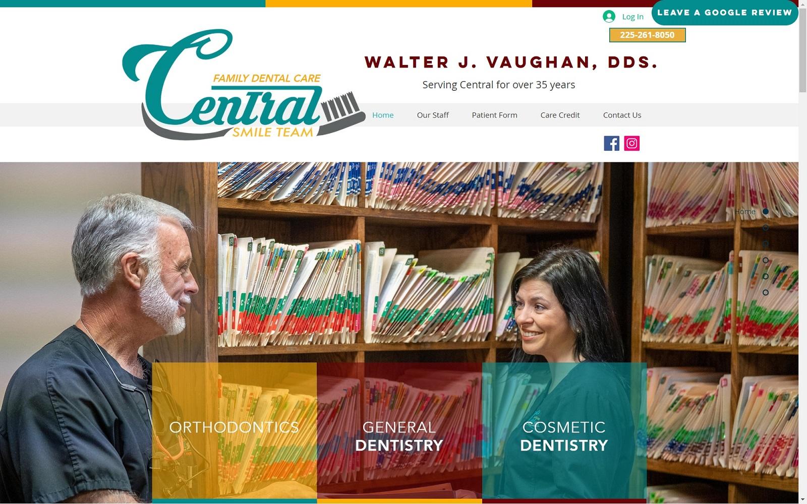 Vaughan Walter J DDS screenshot