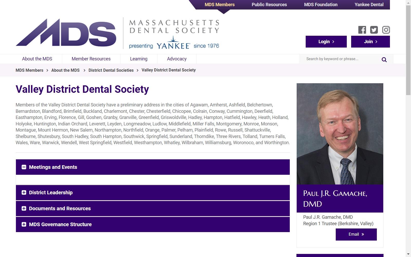 Valley District Dental Society