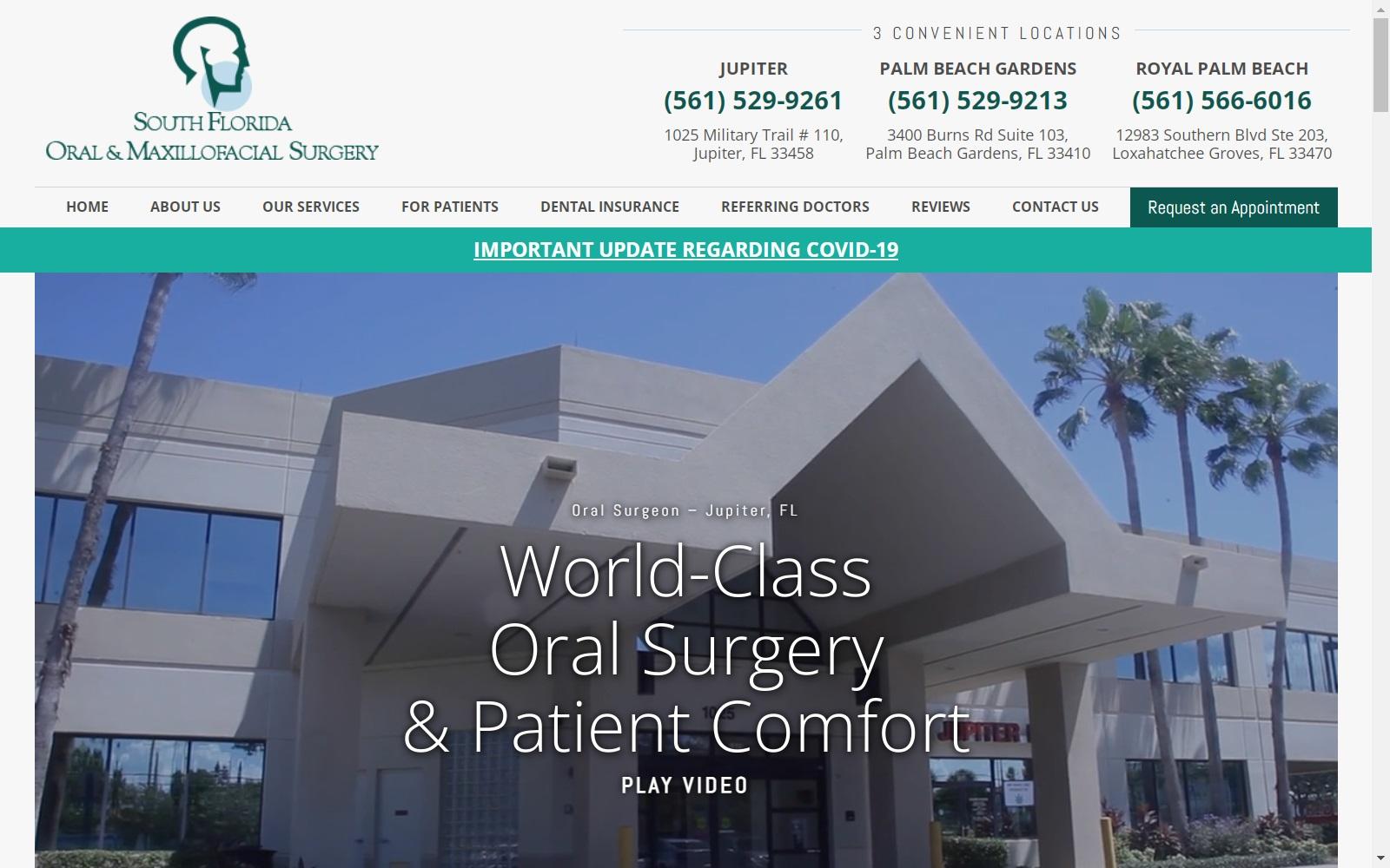 South Florida Oral & Maxillofacial Surgery Weinstein Paul, DDS screenshot