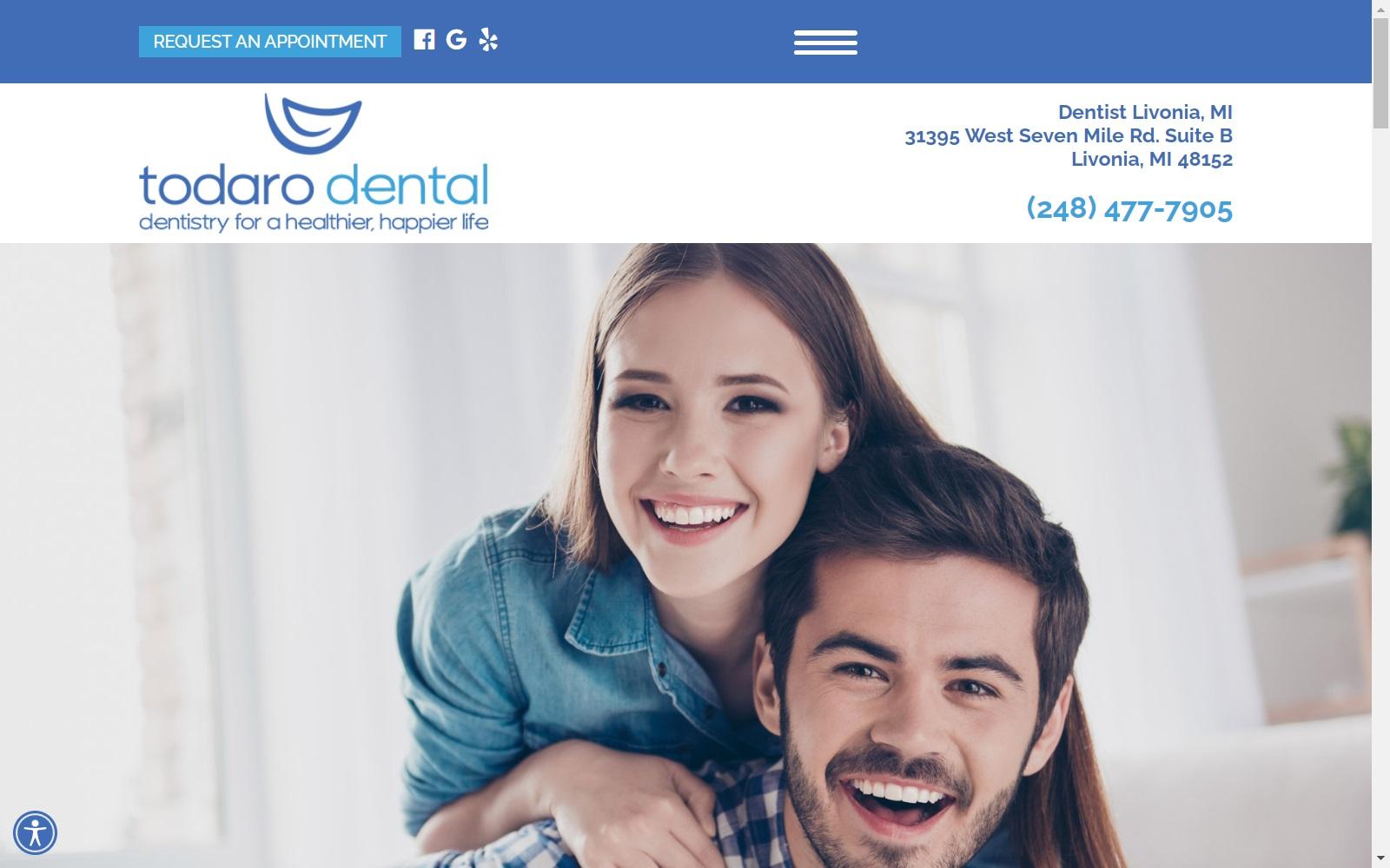 Todaro Dental screenshot