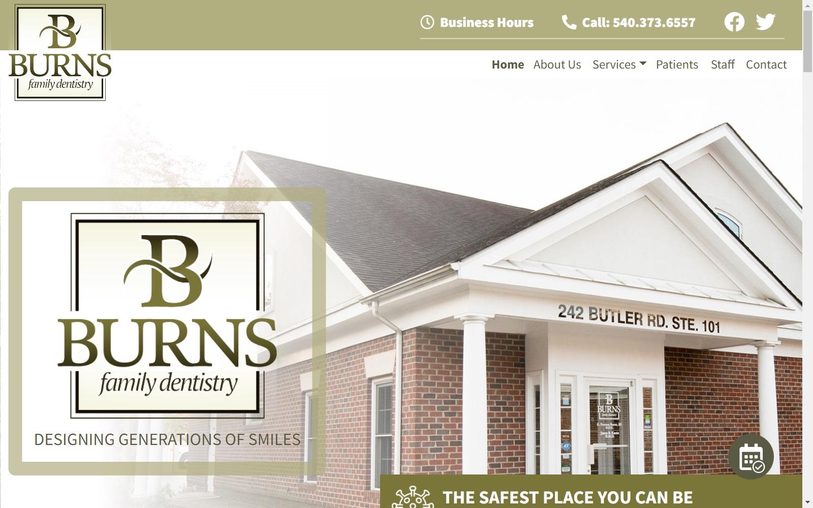 Burns Family Dentistry screenshot