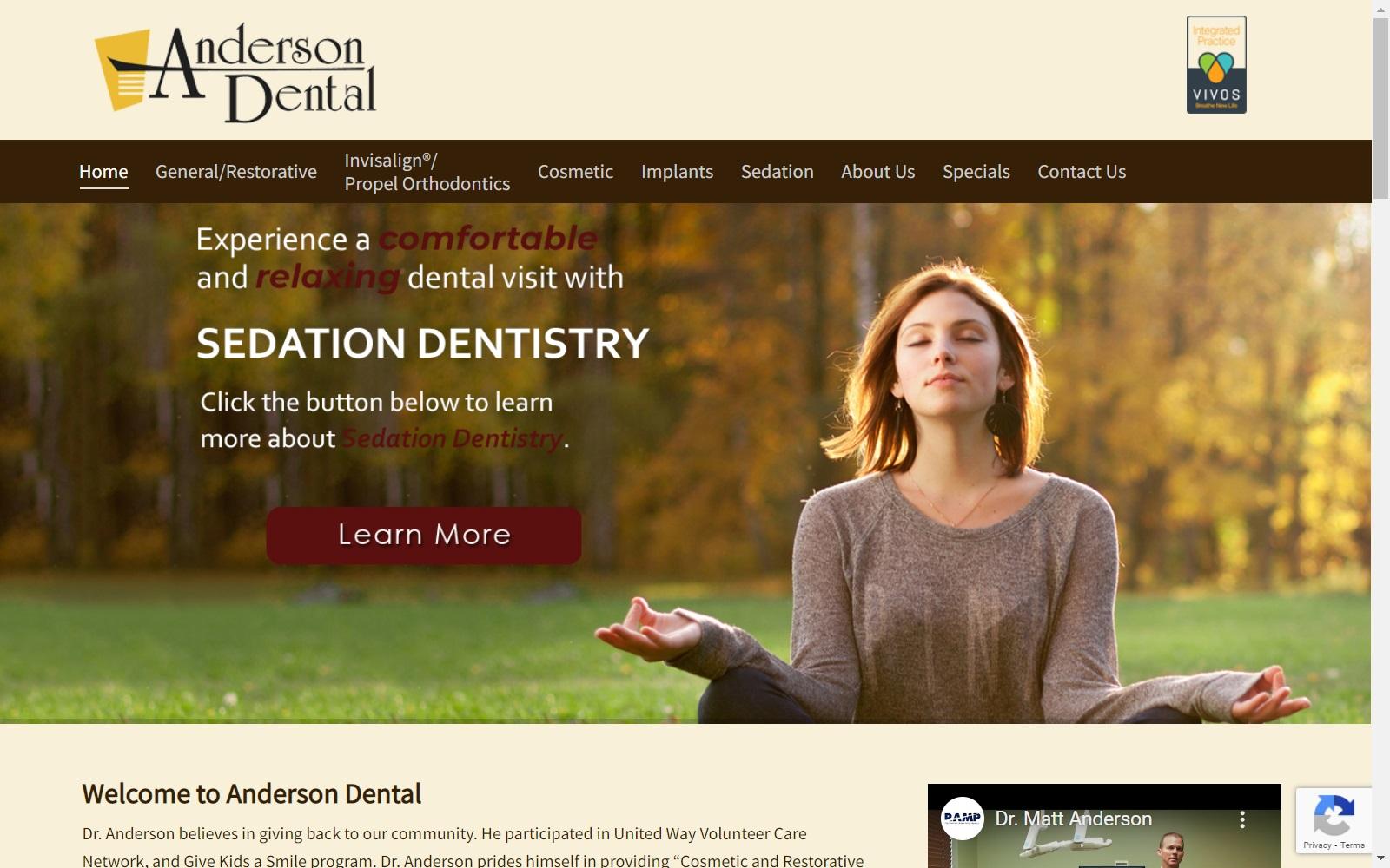 Matthew Anderson, DMD, MSD, Inc. screenshot