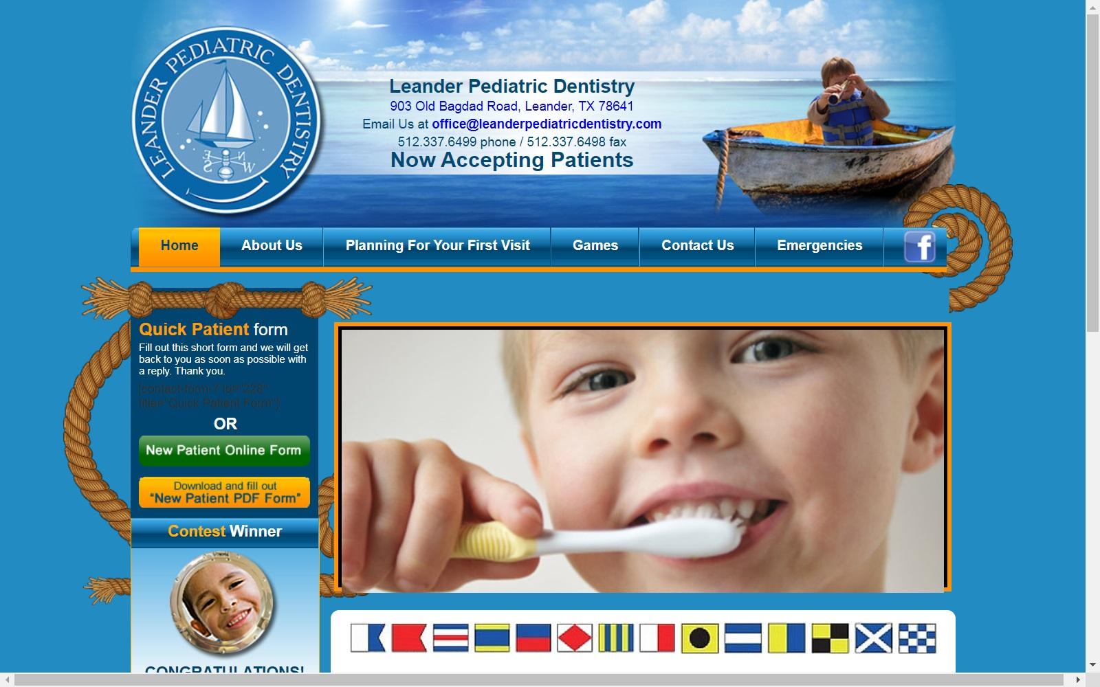 Leander Pediatric Dentistry screenshot