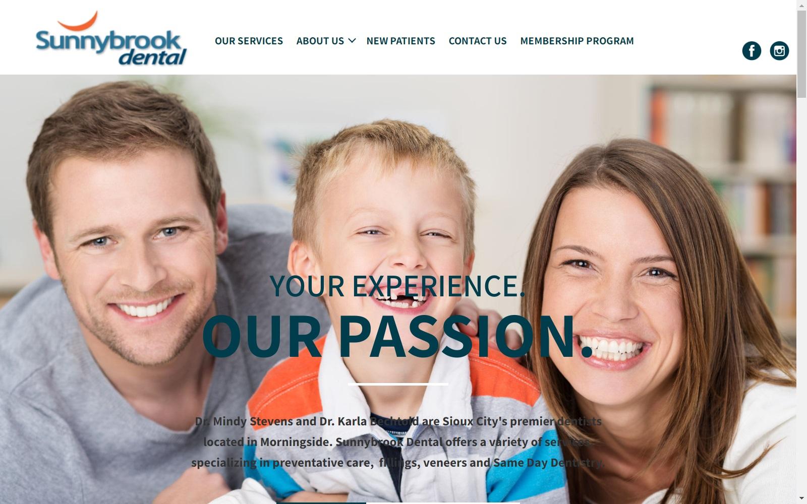 Sunnybrook Dental Dr. Mindy Stevens DDS screenshot