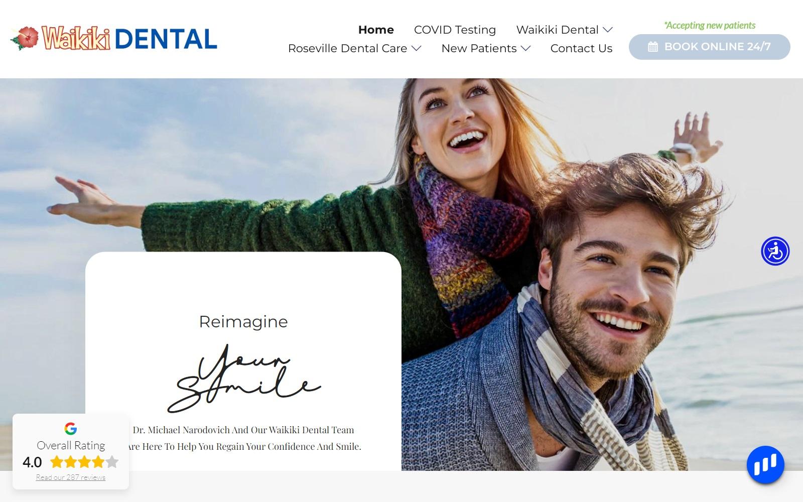 Waikiki Dental screenshot