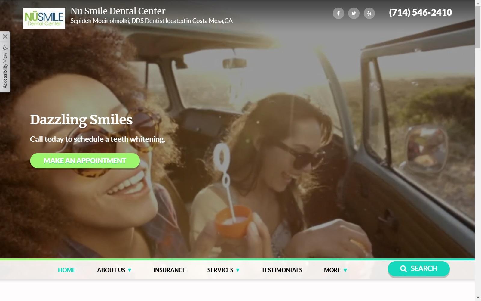NuSmile Dental Center screenshot