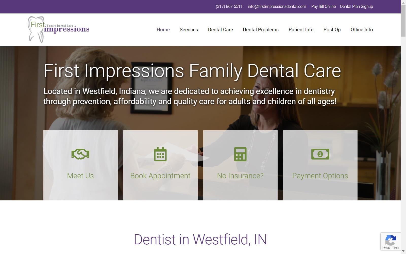 First Impressions Family Dental Care screenshot