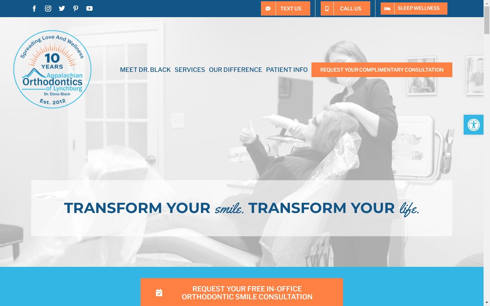 Appalachian Orthodontics of Lynchburg screenshot