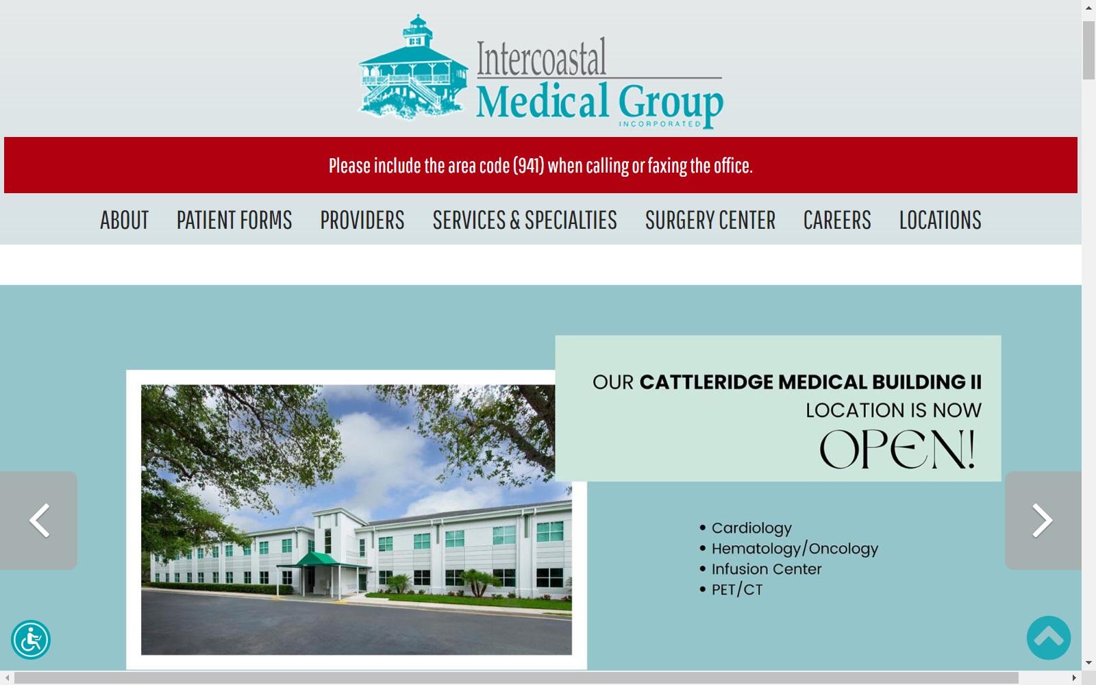 Intercoastal Medical Group screenshot