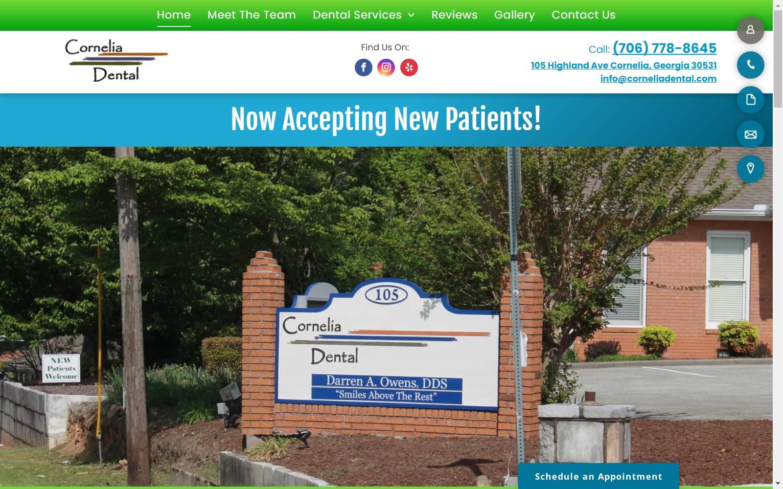 Cornelia Dental screenshot