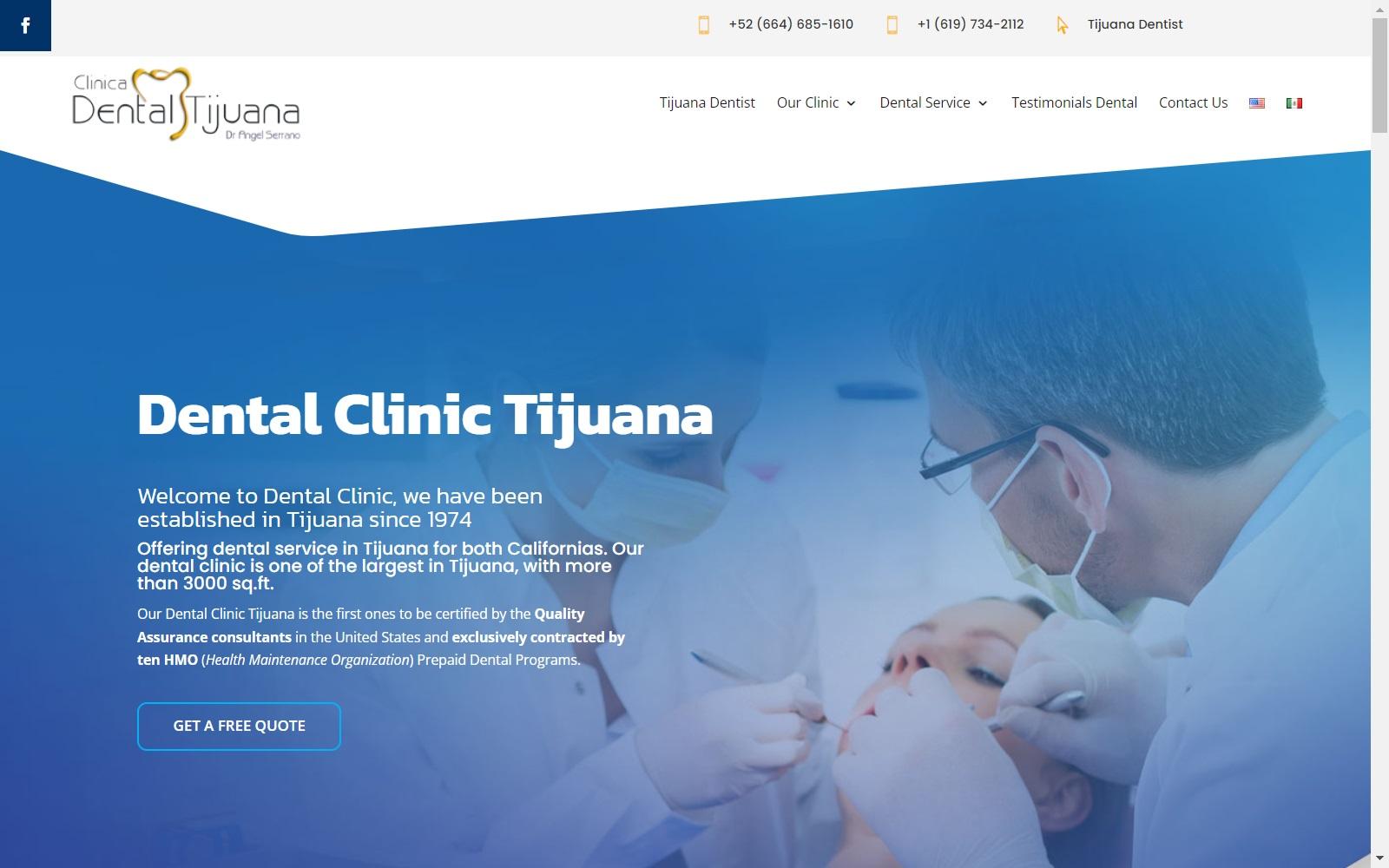 Tijuana Dentist Clinic - Clinica Dental Tijuana screenshot
