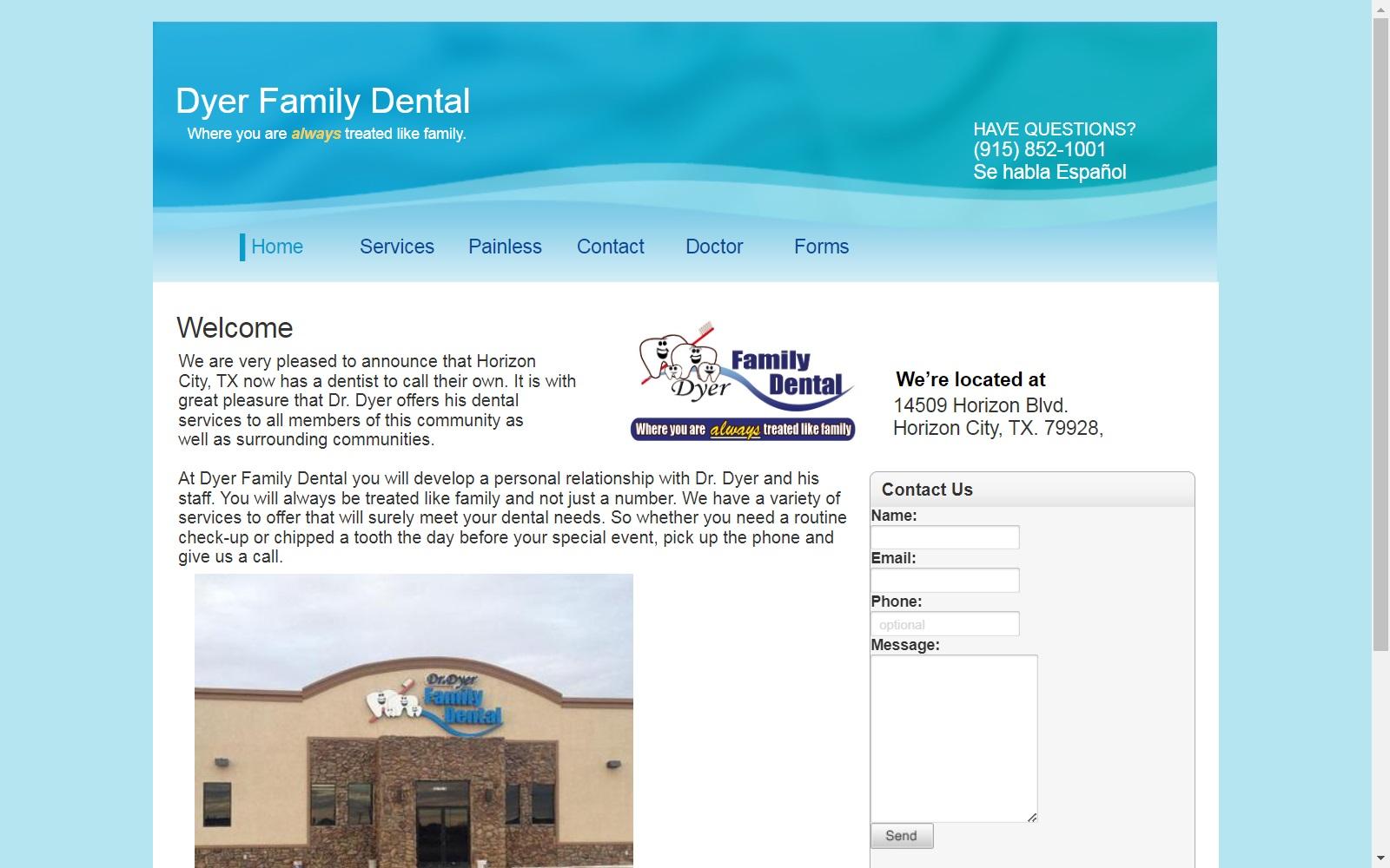 Dr. Andrew J. Dyer DDS screenshot