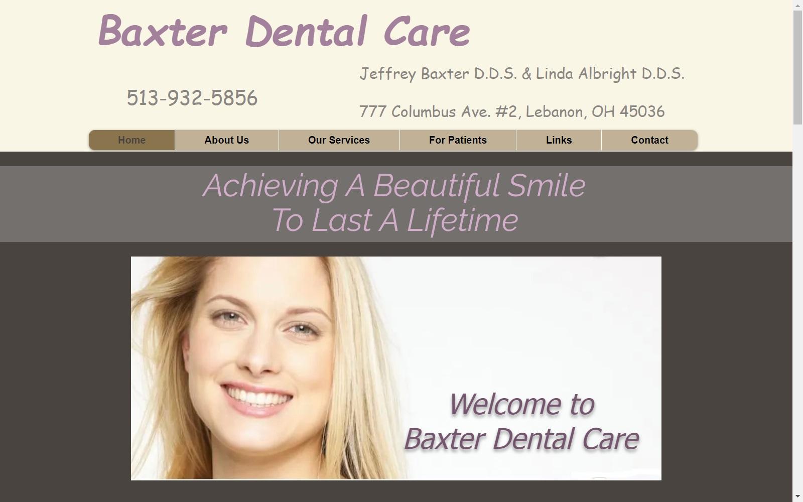 Baxter Dental Care screenshot