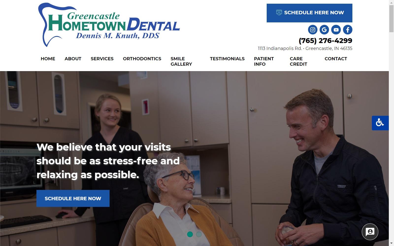 Greencastle Hometown Dental screenshot