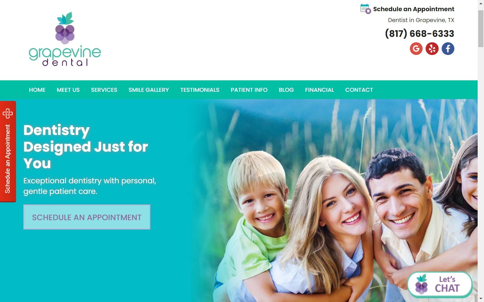 Grapevine Dental screenshot