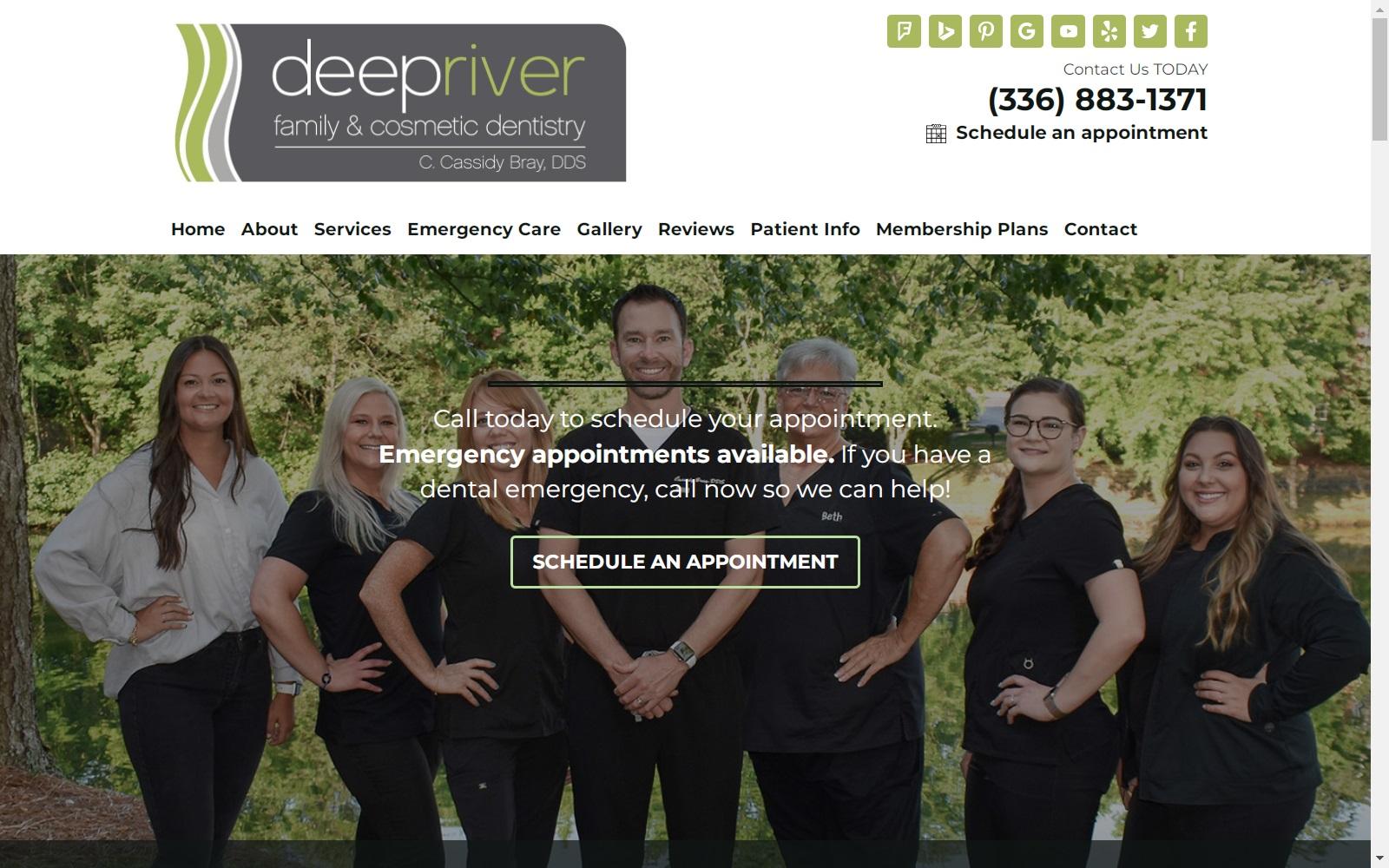Deep River Family & Cosmetic Dentistry screenshot