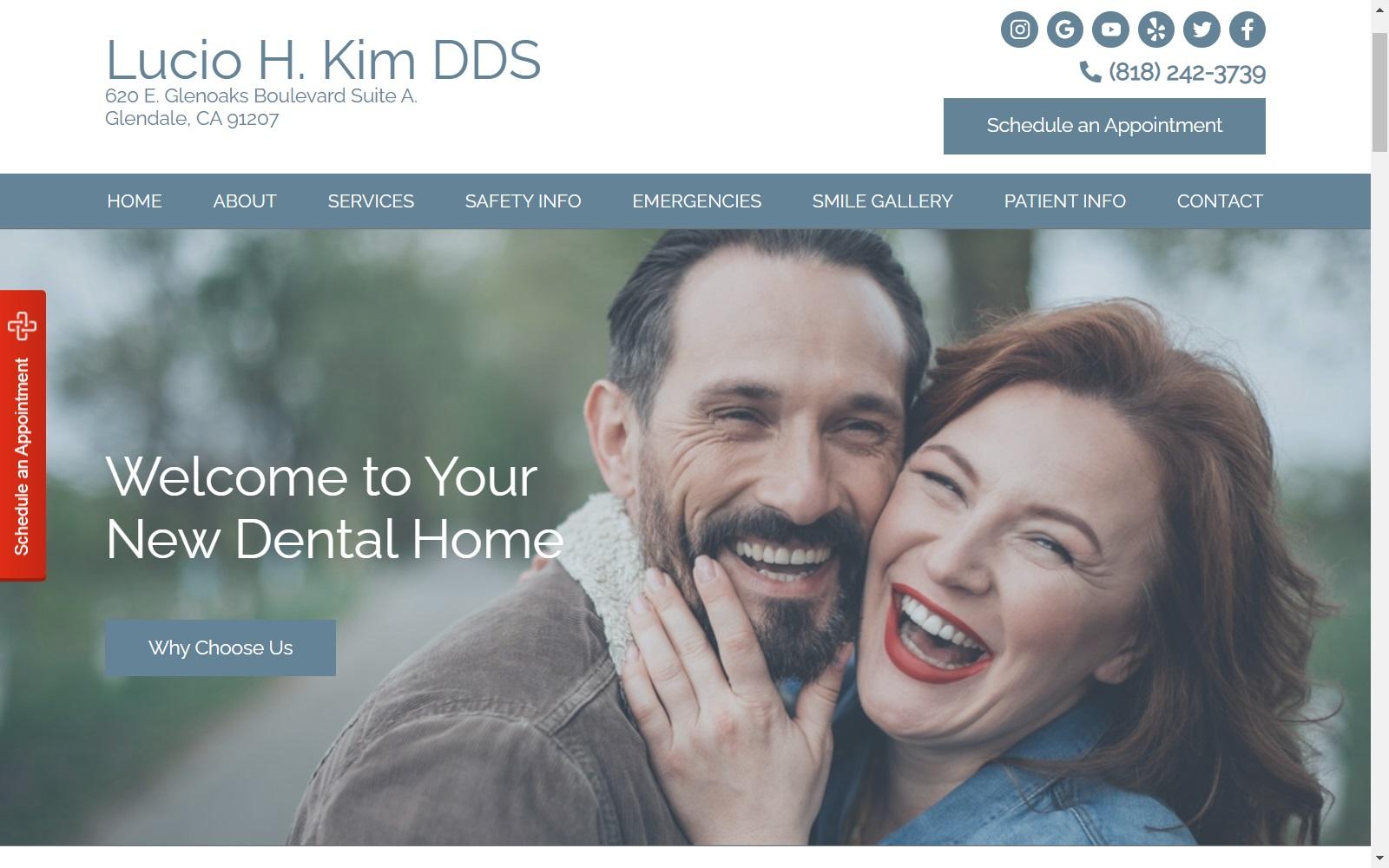 Dr. Lucio H. Kim DDS screenshot