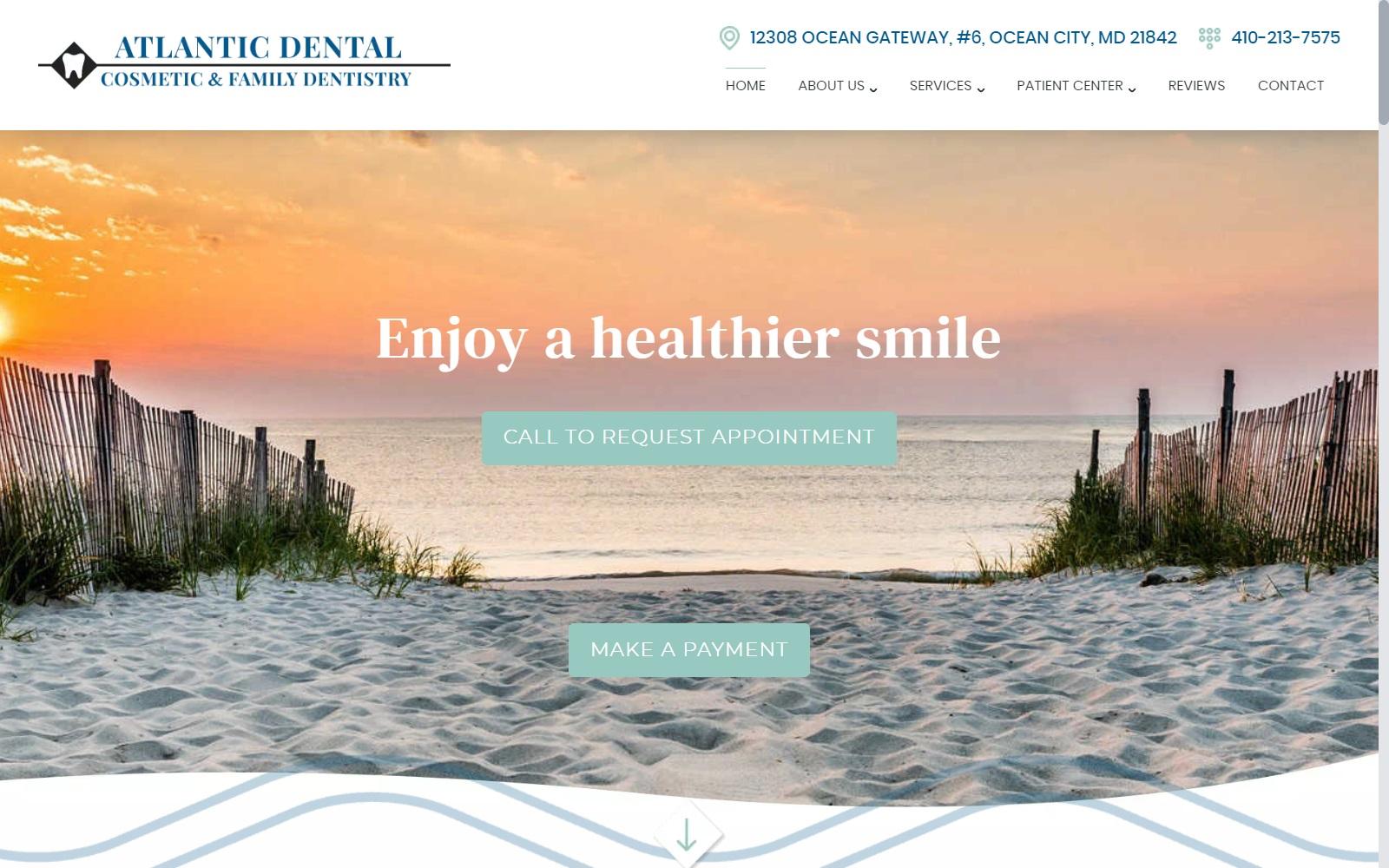 Atlantic Dental Cosmetic & Family Dentistry screenshot