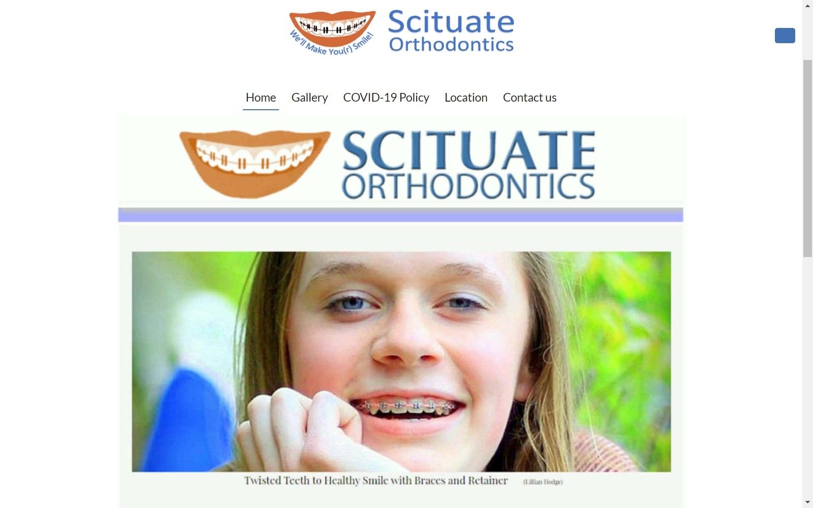 Scituate Orthodontics: Jay T. Hodge, DMD screenshot