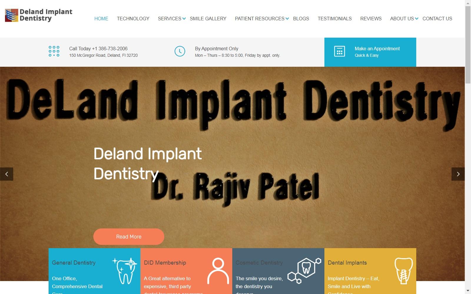 Deland Implant Dentistry screenshot