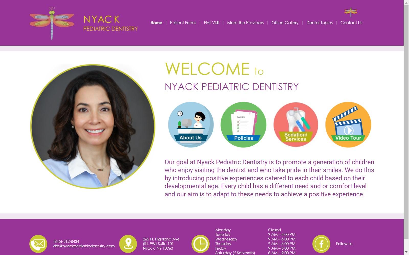 Nyack Pediatric Dentistry screenshot