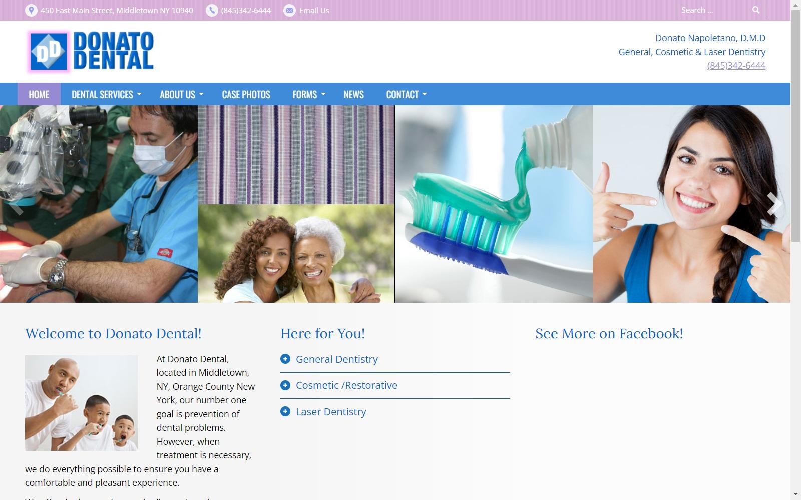 Donato Dental screenshot