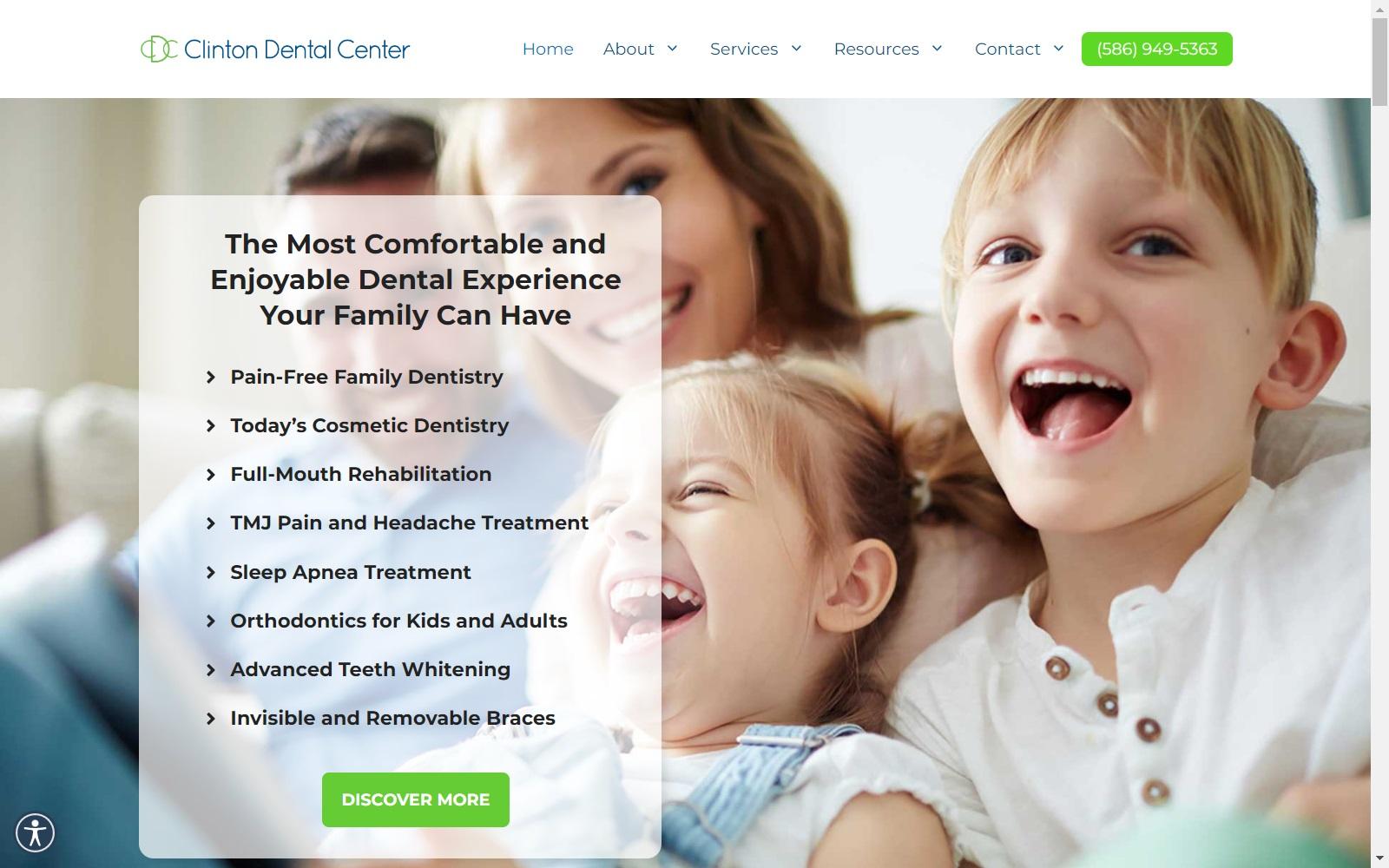 Clinton Dental Center screenshot